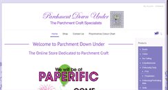 Desktop Screenshot of parchmentdownunder.com.au